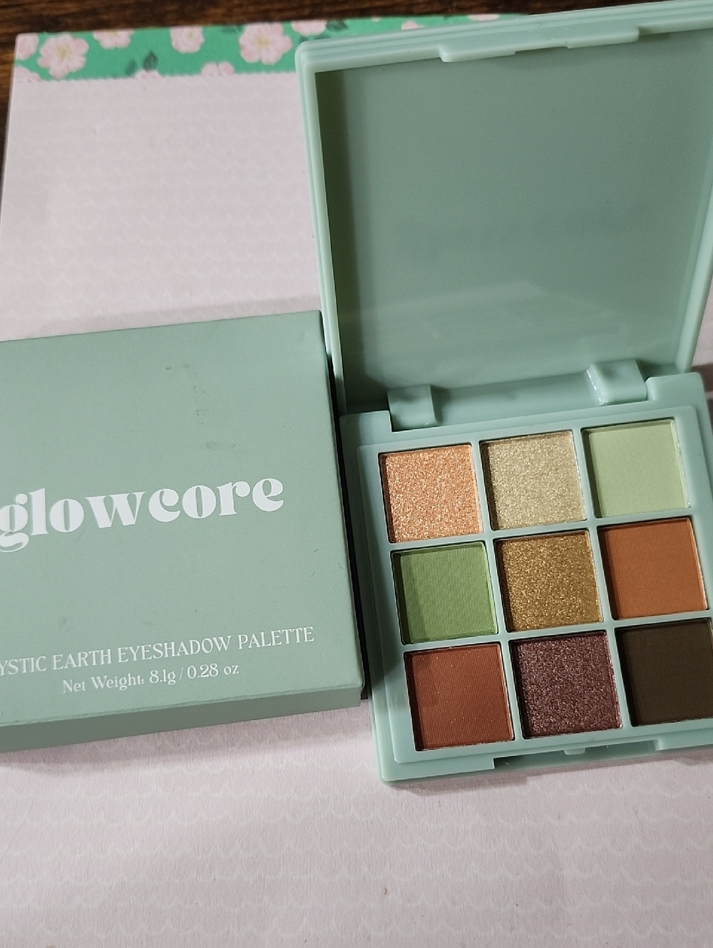 Glowcore Mystic Earth Eyeshadow Palette - NIB